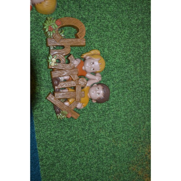 Vintage Wall Decor Happy Kids Kitschy Retro - Picture 3 of 4